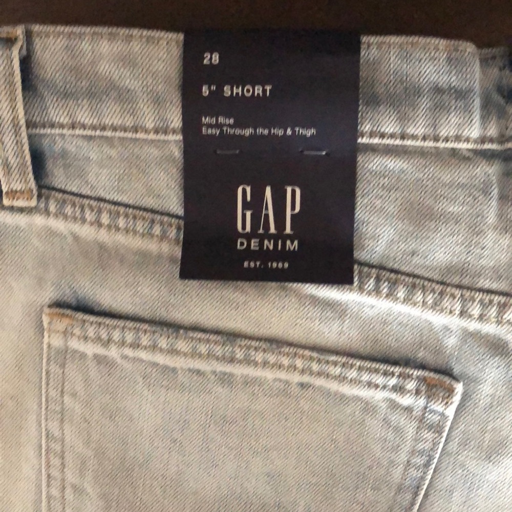GAP Denim Shorts with Distressed Detail - Picture 6 of 6